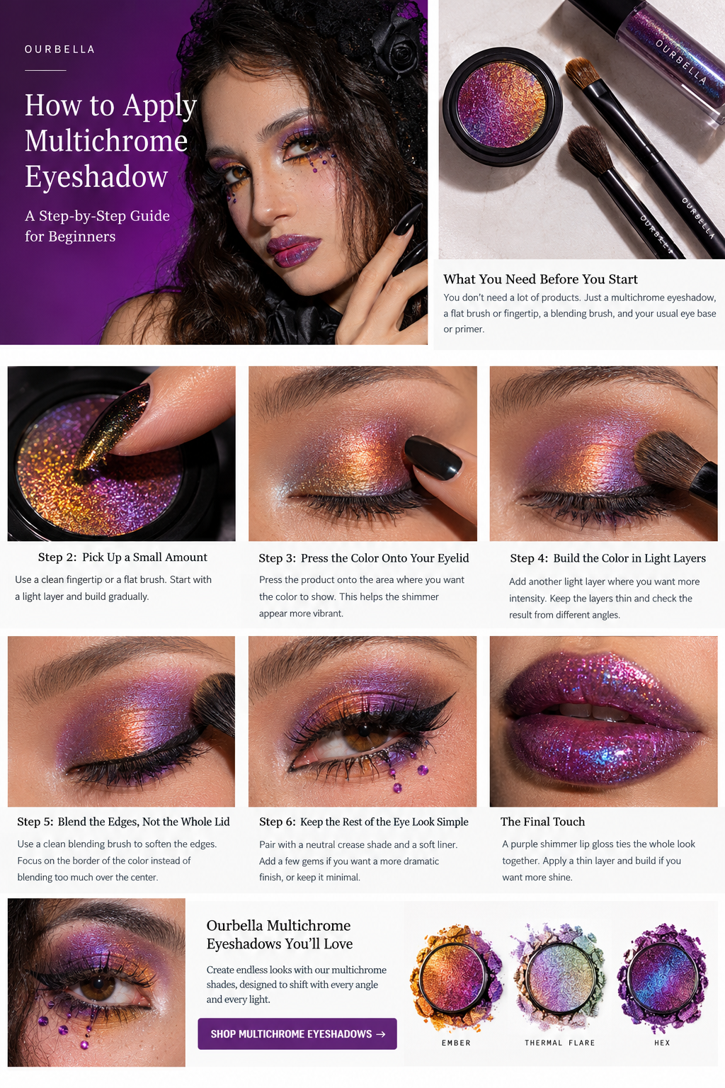 How to Apply Multichrome Eyeshadow: A Step-by-Step Guide for Beginners