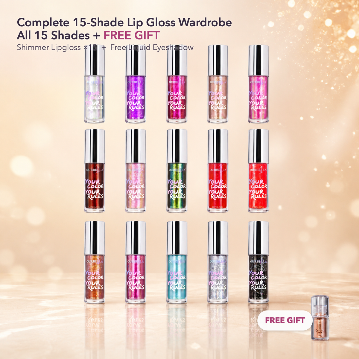 15-Piece Lip Gloss Gift Box product image 0