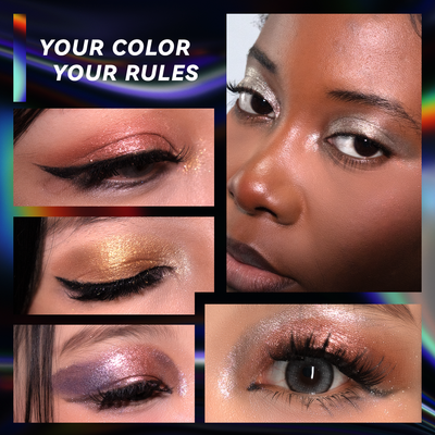 Nine-colored flashing eyes shadow