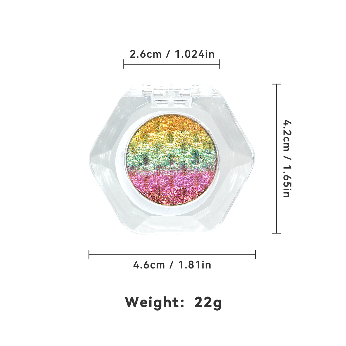Multichrome Rainbow Highlighter &Eyeshadow