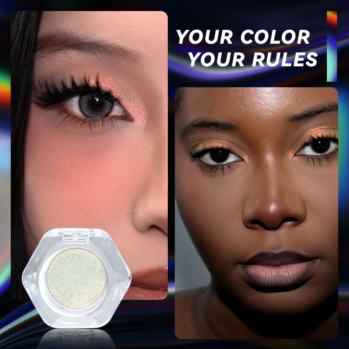 Monochrome eyeshadow