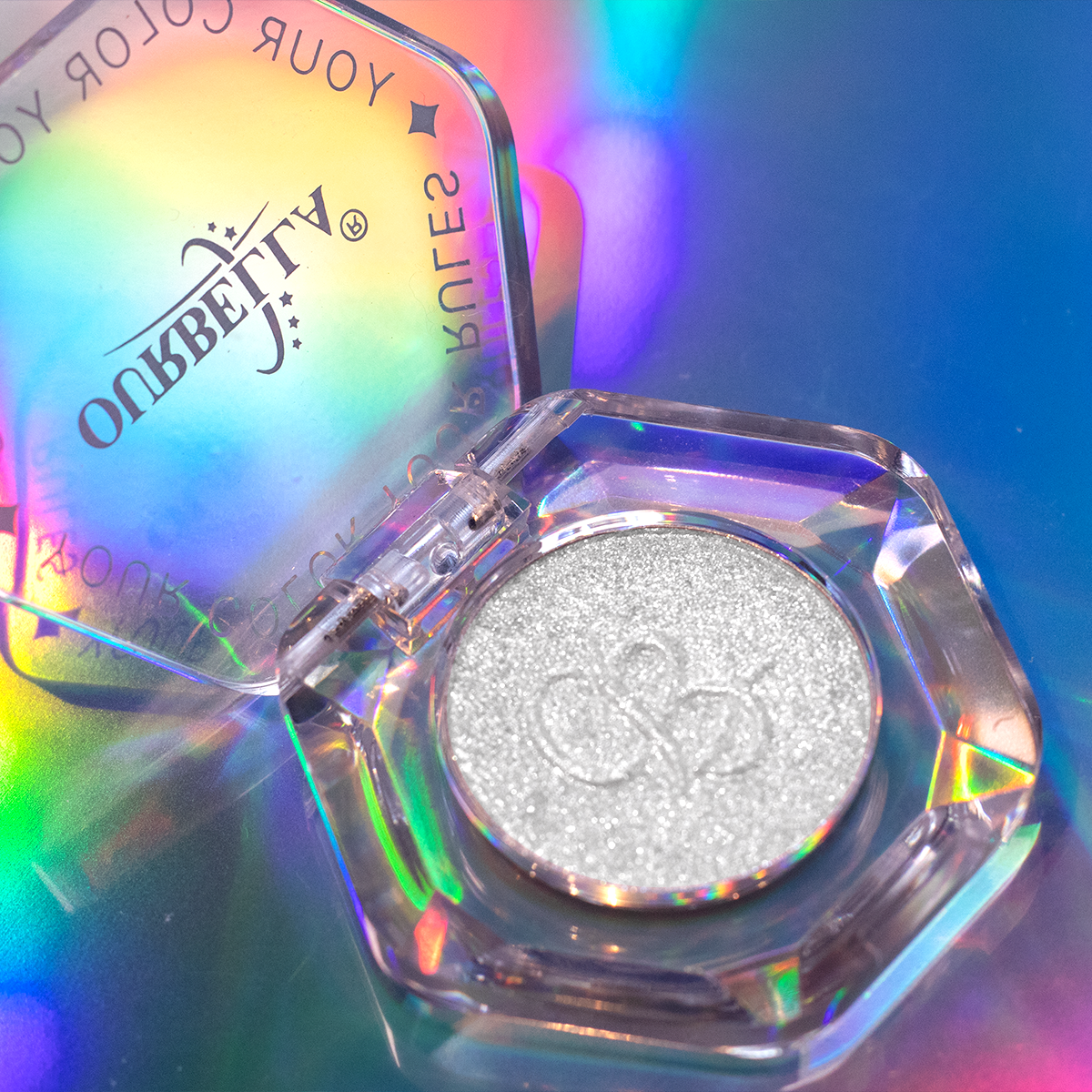 Makeup Set Duochrome Eyeshadow palette & Holographic Glitter Lipgloss