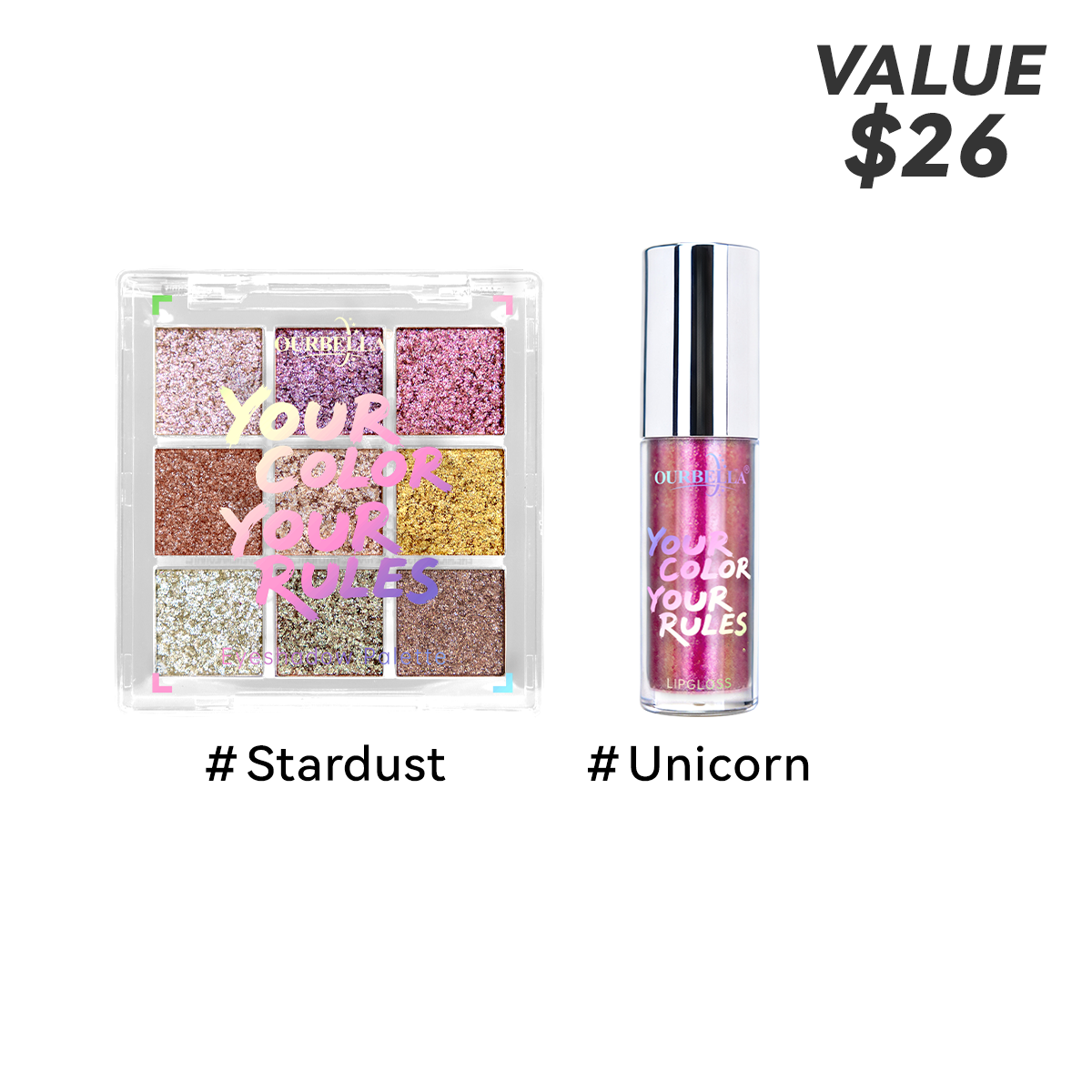 Ultra-Glitter 9 shades Eyeshadow Palette — product image 12