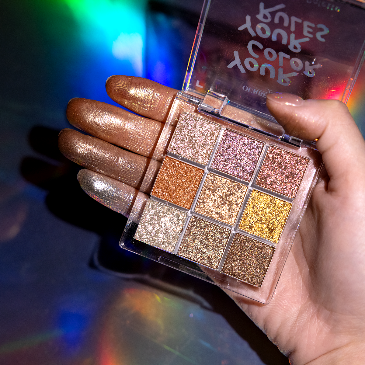 Ultra-Glitter 9 shades Eyeshadow Palette