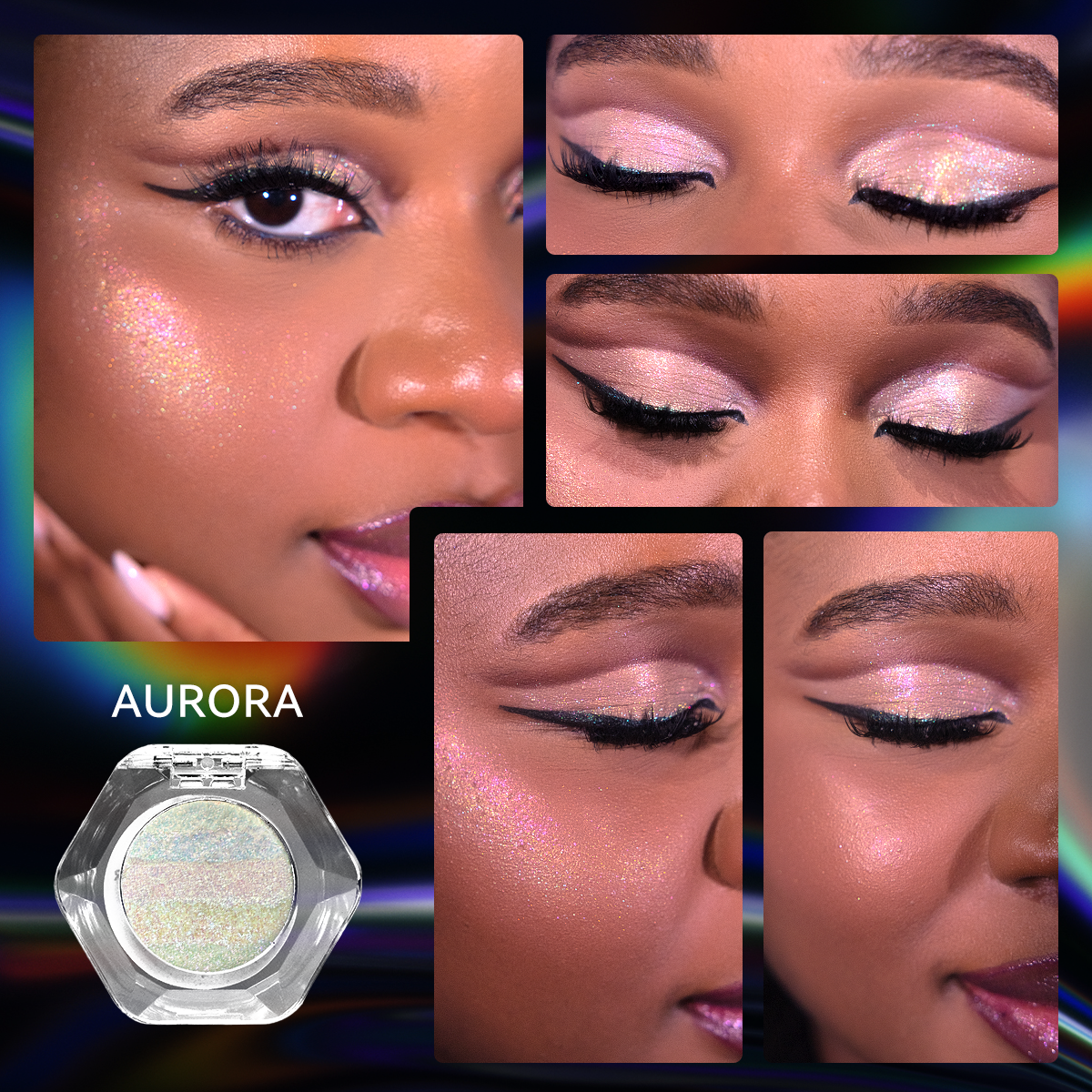 Multichrome Rainbow Highlighter &Eyeshadow