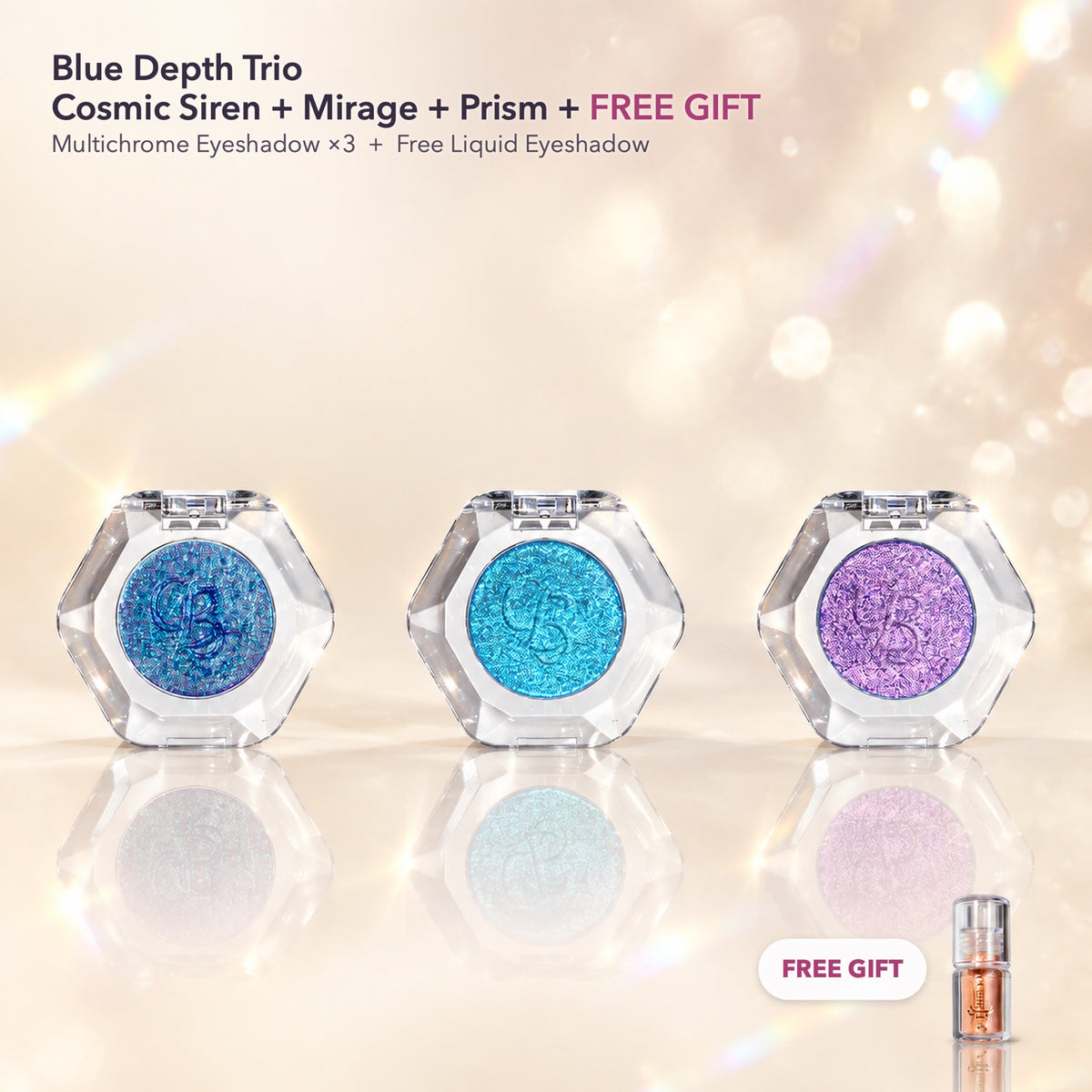 Multichrome Eyeshadow Trio Set
