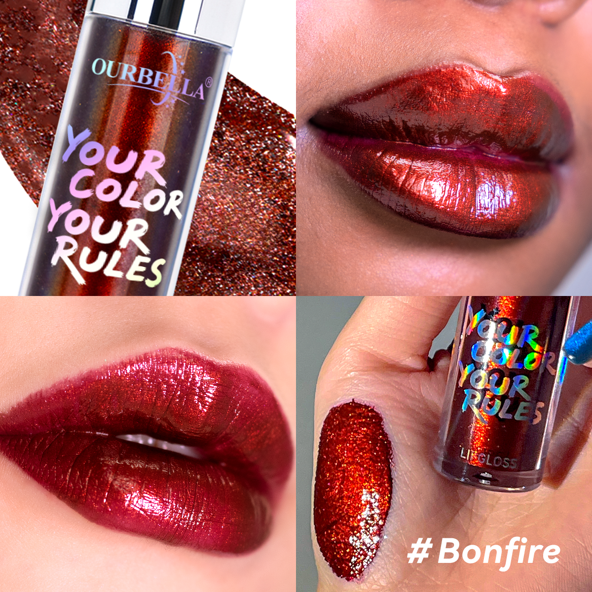 Holographic Shimmer Hydrating Lip Gloss