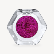 OURBELLA Eclipse magenta Multichrome Single Eyeshadow with violet copper and gold finger swatches