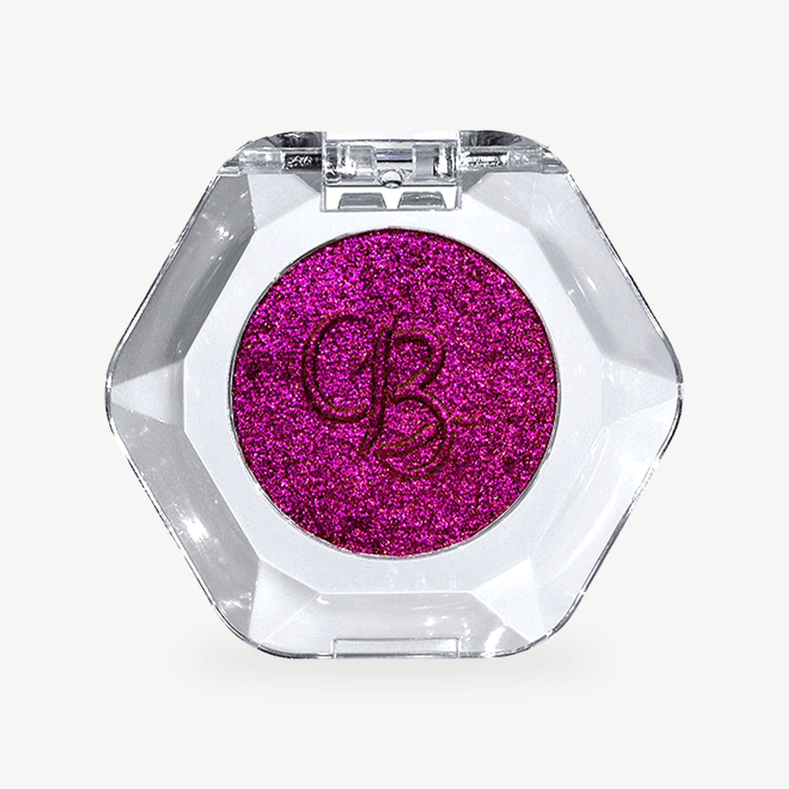 OURBELLA Eclipse magenta Multichrome Single Eyeshadow with violet copper and gold finger swatches