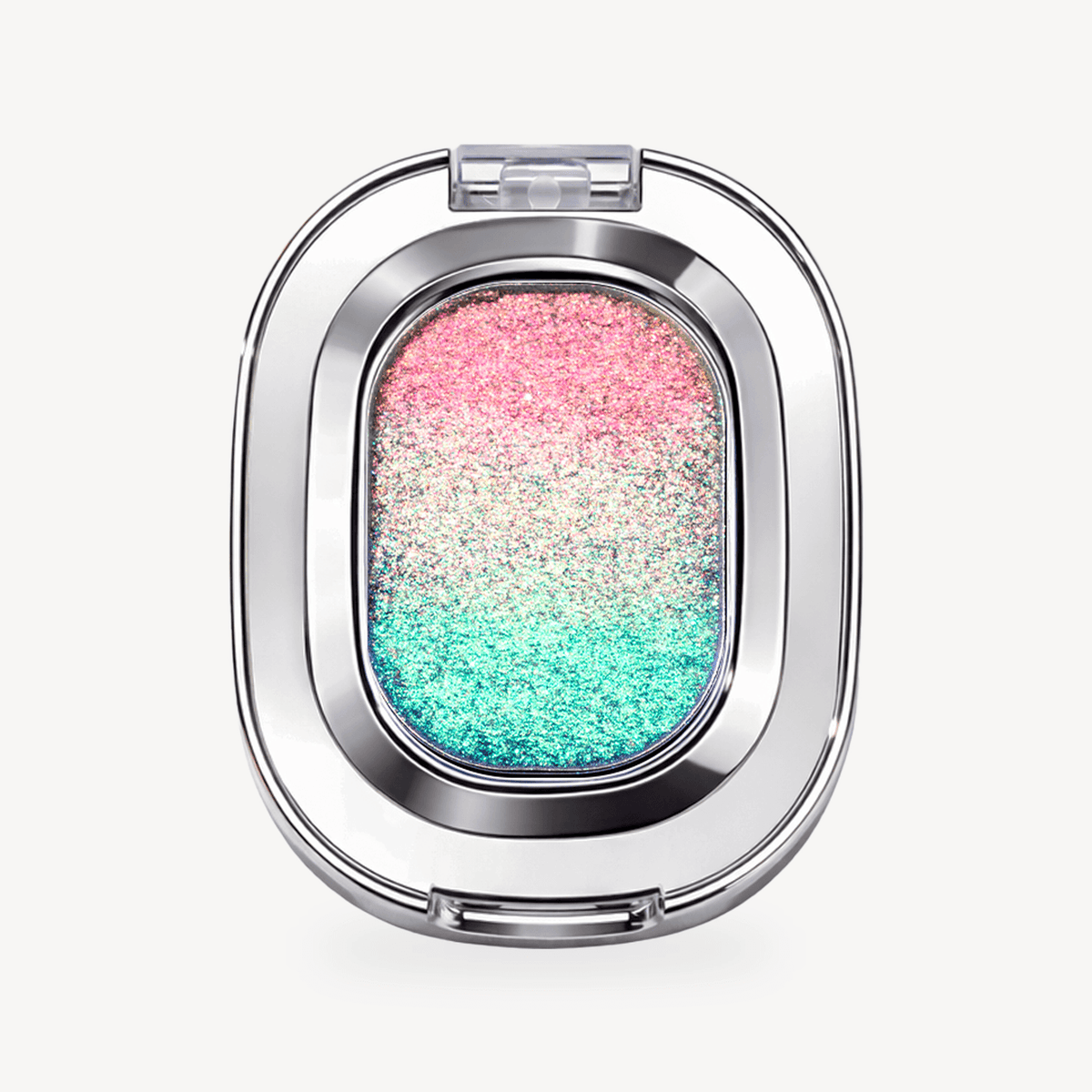 OURBELLA Mojito Kiss Gradient Single Eyeshadow in coral-pink pearly mint and turquoise-aqua