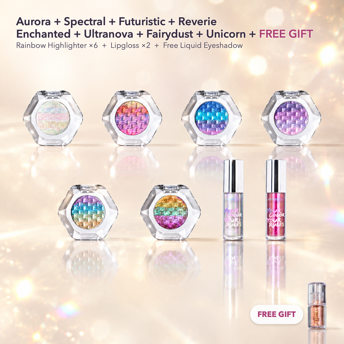 Rainbow Glow 8-Piece product image 0