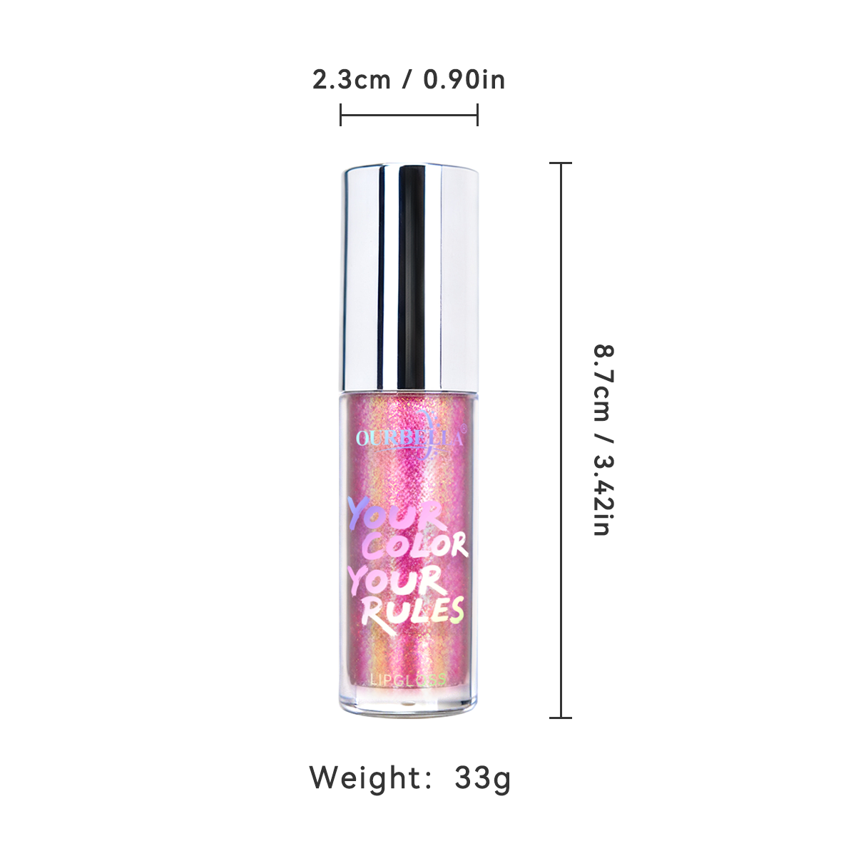 Holographic Shimmer Hydrating Lip Gloss