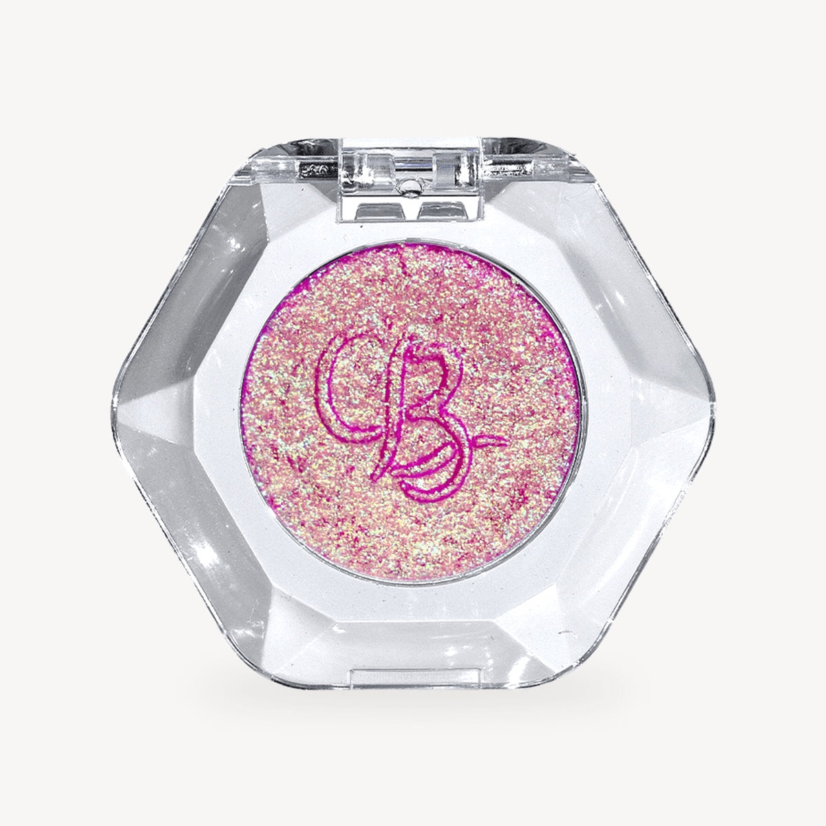 OURBELLA multichrome eyeshadow with pink and gold color shift